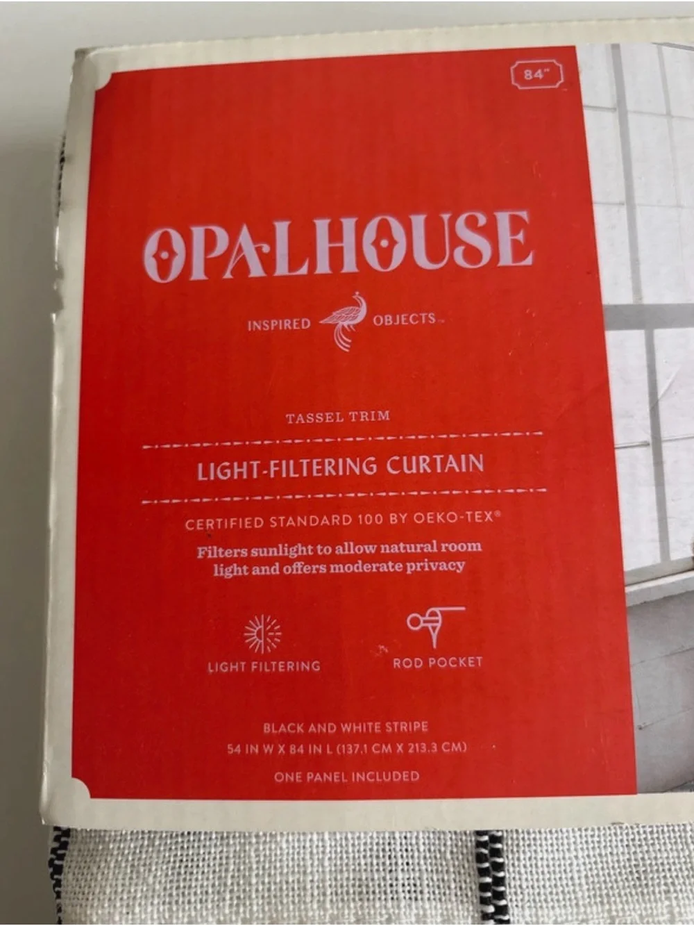Opalhouse Light-Filtering Curtain Panel 54x84
